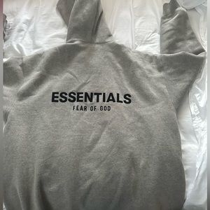 Grey Essentials Hoodie Relaxed